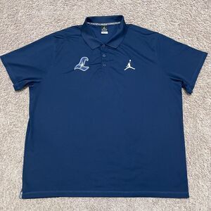Jordan Polo Shirt 3XL Navy Blue Coaches Sideline Performance Liberty High School